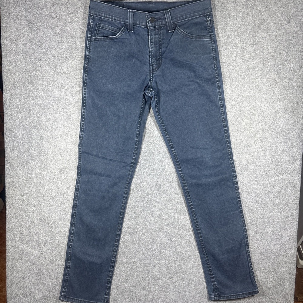 Levis 511 Mens Slim Fit Black Stretch Denim Jeans 30X32 Modern Tailored Look